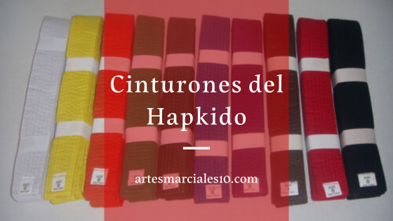 Cinturones del hapkido