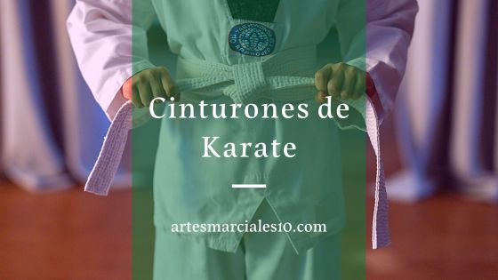 Cinturones de Karate